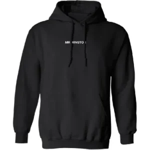 Mr Winston Merch Logo Hoodie Sweatshirt – Black