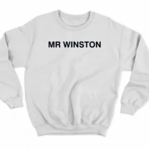 Mr Winston Merch Logo Sweatshirt – White