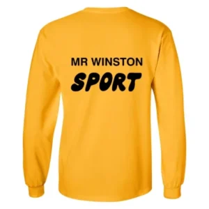 Mr Winston Merch Logo Sweatshirt – Yellow