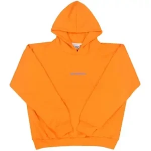 Mr Winston Puff Hoodie Sweatshirt Orange