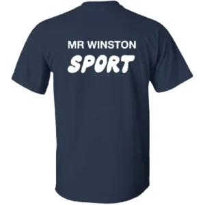 New Worldwide Mr Winston Merch Logo T-Shirt – Blue